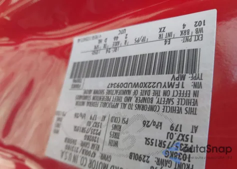 1998 Ford Explorer Sport z USA, uszkodzony, nr VIN 1FMYU22X0WUD09347